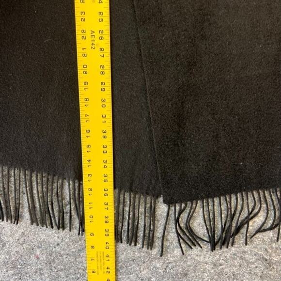 Plaid Scarf Unisex 100% Lambswool 12" X 56'' Unbranded Vintage - Picture 5 of 5